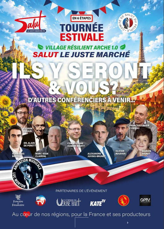 Salut Le Juste Marché - Tournée estivale - 22 août 2026